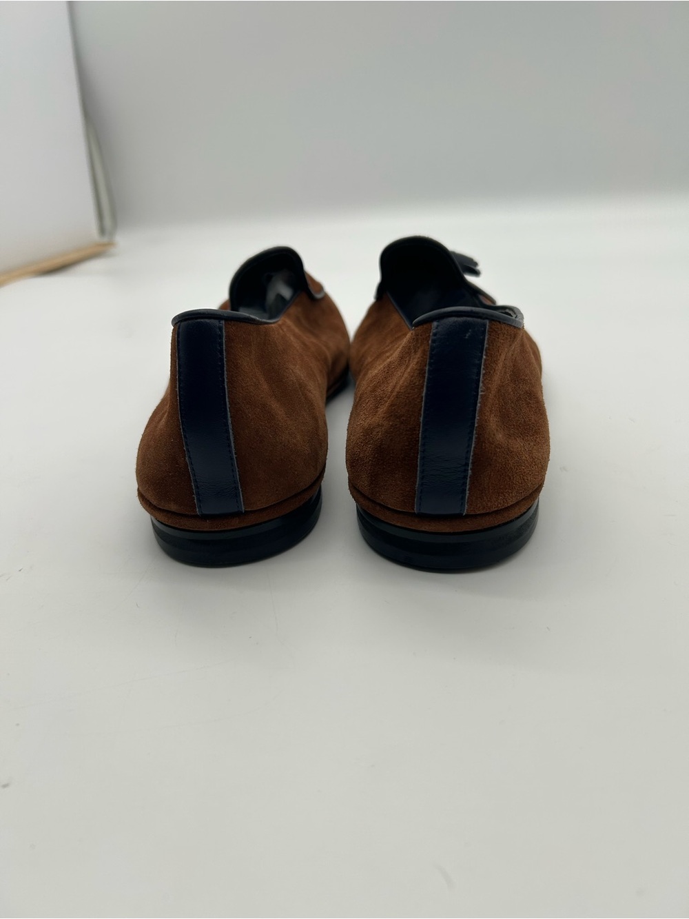 Rubinacci Napoli Todd Snyder Marphy Suede Tassel Loafers 10.5 - Picture 5 of 8